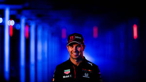 Smiling Sergio Perez Wallpaper