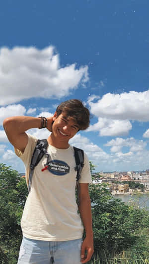 Smiling Teenage Boy Aesthetic Wallpaper