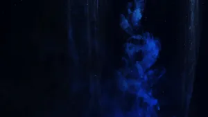 Smoke Dark And Blue Aesthetic Laptop Wallpaper