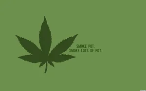 Smoke Pot Cannabis Wallpaper