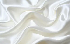 Smooth White Silk Wallpaper