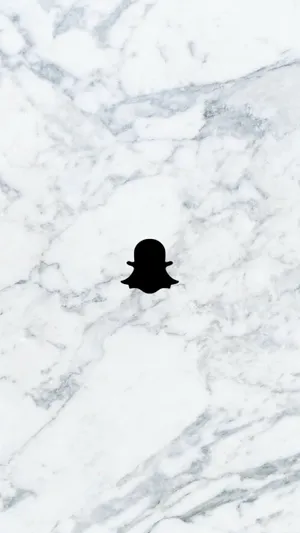 Snapchat Icon Marble Aesthetic Wallpaper