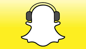 Snapchat Stories Music Logo Wallpaper