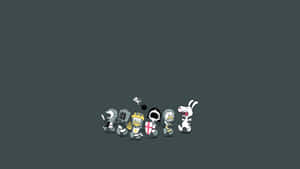 Snoopy_and_ Friends_ Minimalist_ Wallpaper Wallpaper