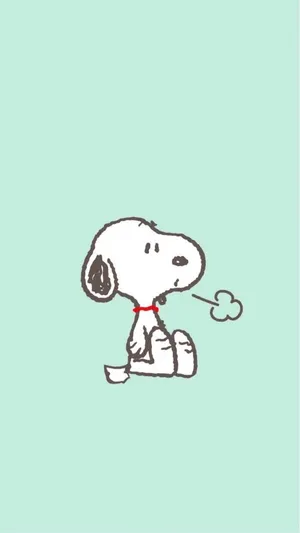 Snoopy Cute Iphone Lock Screen Wallpaper
