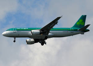 Soaring Aer Lingus Airplane Wallpaper