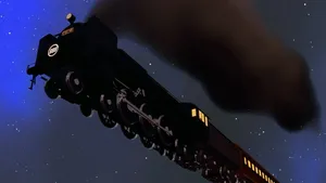 Soaring Galaxy Express 999 Wallpaper