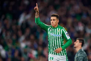 Soccer Player Celebration Gesture Wallpaper