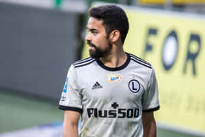 Soccer Player Concentration During Match Wallpaper