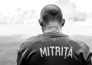 Soccer Player Mitrita Back View Wallpaper