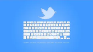 Social Media Twitter Keyboard Wallpaper