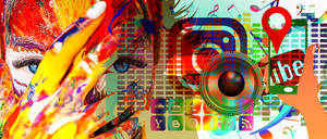 Social Network Art Wallpaper