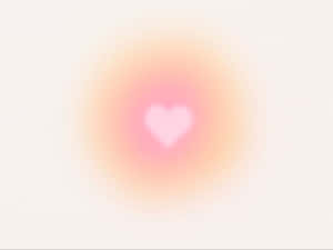 Soft Pink Heart Blur Background Wallpaper