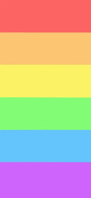 Solid Stripes Pastel Rainbow Background Wallpaper