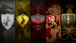 Some Of The Great Houses Of Westeros Wallpaper