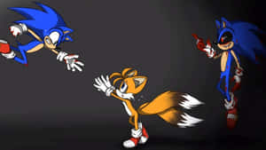 Sonic Exe And Hedgehog Wallpaper