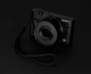 Sony Digital Camera Black Wallpaper