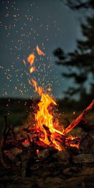 Soothed By Nature - Longing For The Campfire Wallpaper