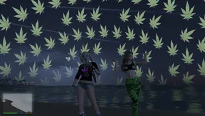 Soothing Stoner Cartoon Wallpaper