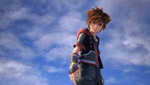 ”sora Returns With A New Quest In Kingdom Hearts 3!” Wallpaper