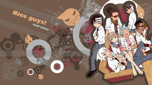 Soul Eater Characters On The Sofa Wallpaper
