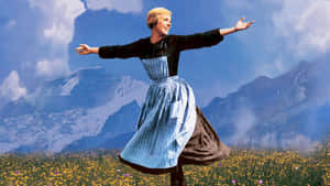 Sound Of Music_ Mountain Meadow Twirl Wallpaper