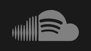 Soundcloud Plus Spotify Art Wallpaper