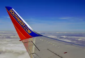 Southwest Airlines Airplane Wing Wallpaper
