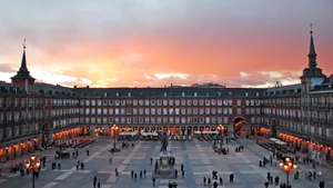 Spain Madrid Plaza Mayor Wallpaper