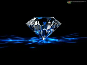 Sparkling Neon Blue Diamond Wallpaper