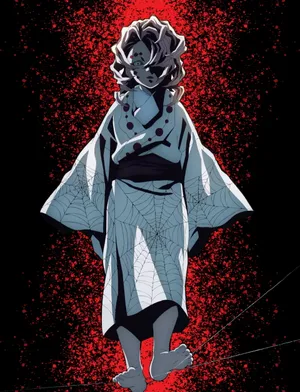 Sparkling Red Rui Demon Slayer Wallpaper