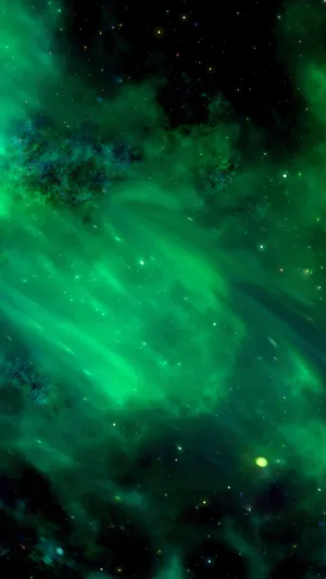 Sparkly Green Sky Wallpaper