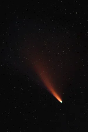 Spectacular Comet Lighting Up The Night Sky Wallpaper