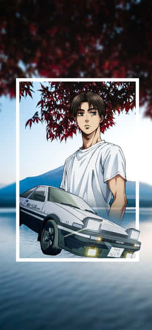 Speed Ahead With The Newest Initial D Phone! Wallpaper