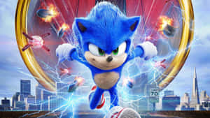 Speed Like Never Before With Super Sonic! Wallpaper