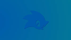 Speed Up Your Life With Blue Sonic. Wallpaper