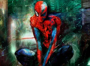 Spider-man 2099 Swinging Into Action Wallpaper