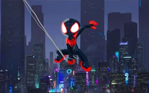 Spider Man Into The Spider Verse Funny Fanart Wallpaper