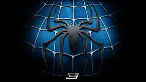 Spider Man Logo Blue Aesthetic Wallpaper