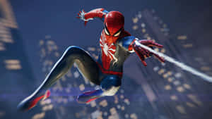 Spider Man Ps4 4k Action Spider Web Wallpaper