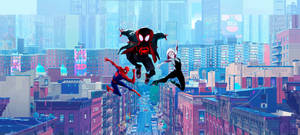 Spider Trio Into The Spider Verse Wallpaper