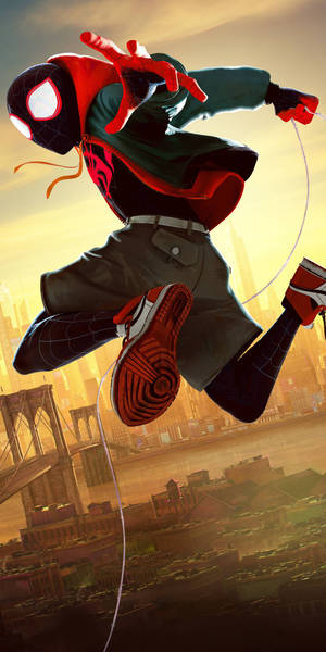 Spider Verse Spider-man New York Wallpaper