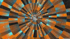 Spiral Stone Tiles Wallpaper