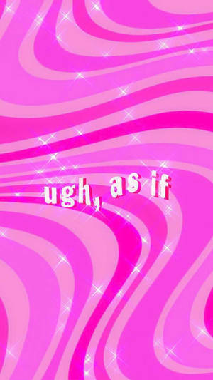 Spirals In Pink Y2k Wallpaper