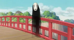 Spirited Away No Face In The Bridge Wallpaper