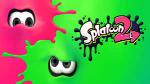 Splatoon 2 Gaming Action On Nintendo Switch Wallpaper