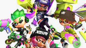 Splatoon 2 Inkling Boys Team Wallpaper