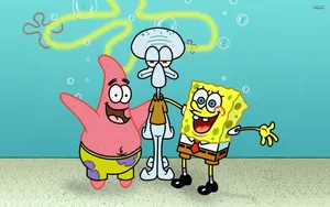 Spongebob 3 Best Friends Wallpaper