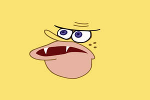 Spongebob Enjoying A Day Out In His Prehistoric Gear Wallpaper