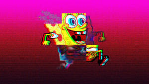 Spongebob Squarepants Glitch Wallpaper